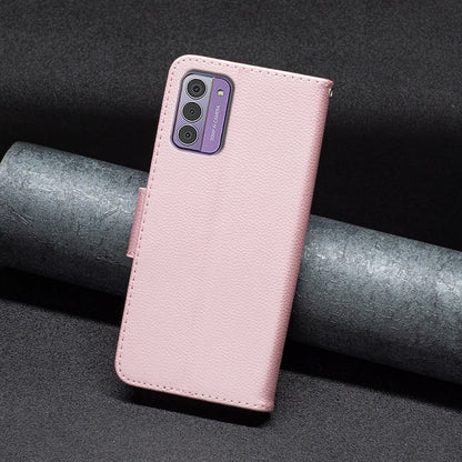 Litchi Texture Pure Color Leather Phone Case, For Nokia G42/G310