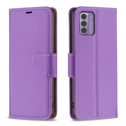 Litchi Texture Pure Color Leather Phone Case, For Nokia G42/G310