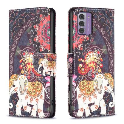 Colored Drawing Leather Phone Case, For Nokia G42/G310