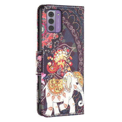 Colored Drawing Leather Phone Case, For Nokia G42/G310