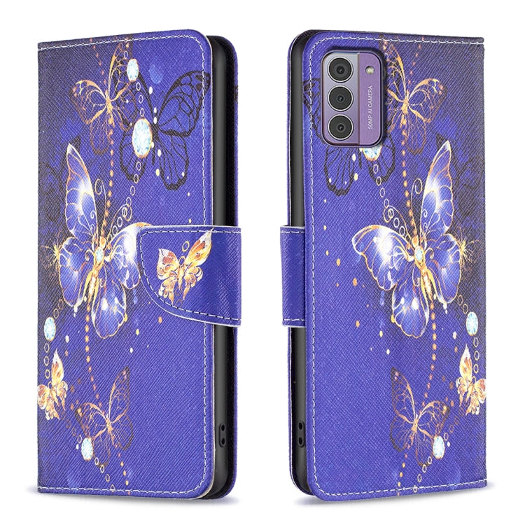 Colored Drawing Leather Phone Case, For Nokia G42/G310