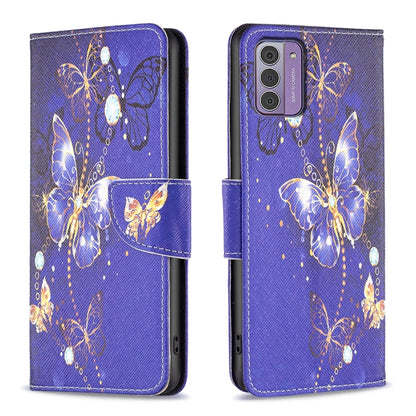 Colored Drawing Leather Phone Case, For Nokia G42/G310