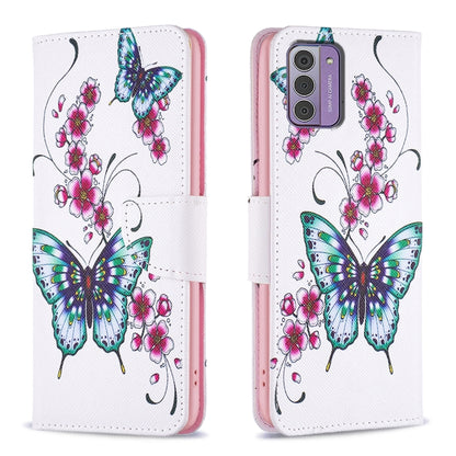 Colored Drawing Leather Phone Case, For Nokia G42/G310