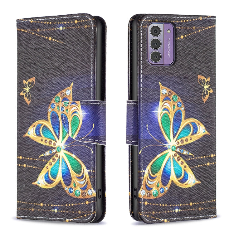 Colored Drawing Leather Phone Case, For Nokia G42/G310