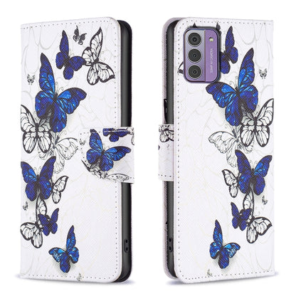 Colored Drawing Leather Phone Case, For Nokia G42/G310