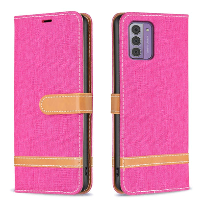 Color Matching Denim Texture Horizontal Flip Leather Case, For Nokia G42/G310