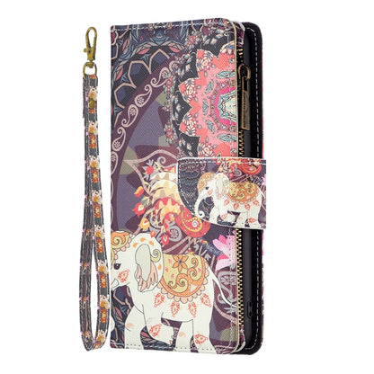 Colored Drawing Pattern Zipper Leather Phone Case, For Nokia G42/G310