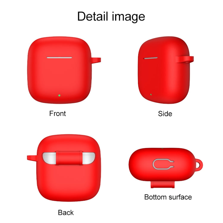 Shockproof Silicone Earphone Protective Case with Hook, For Huawei Freebuds SE 2