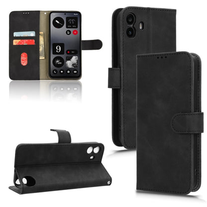 Black magnetic flip leather phone case with card slots and stand cover