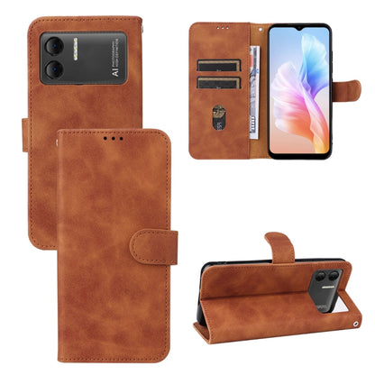 Skin Feel Magnetic Flip Leather Phone Case, For Doogee X98 / X98 Pro