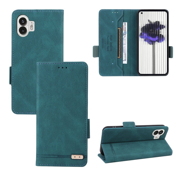 Magnetic clasp leather phone case, teal folio wallet with stand and camera cutout