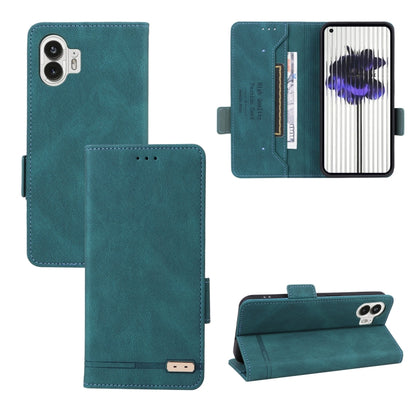 Magnetic clasp leather phone case, teal folio wallet with stand and camera cutout
