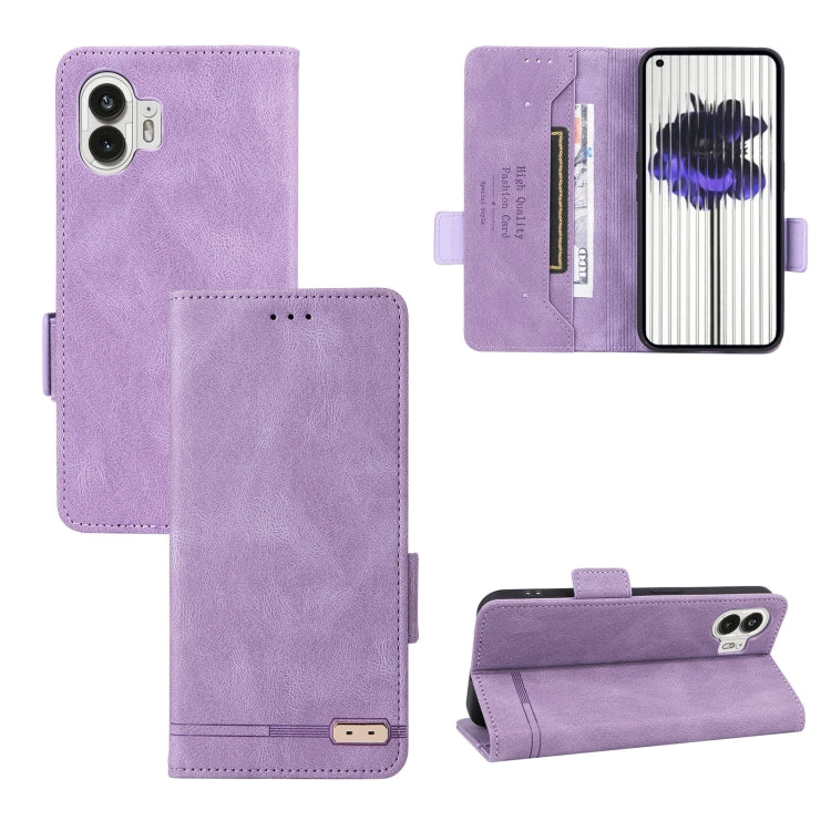 Magnetic clasp leather phone case, lavender purple folio wallet with stand and camera cutout