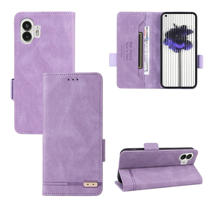 Magnetic clasp leather phone case, lavender purple folio wallet with stand and camera cutout