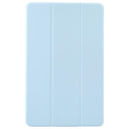 Solid Color 3-folding Leather Tablet Case, For Honor Pad X9 / X8 Pro