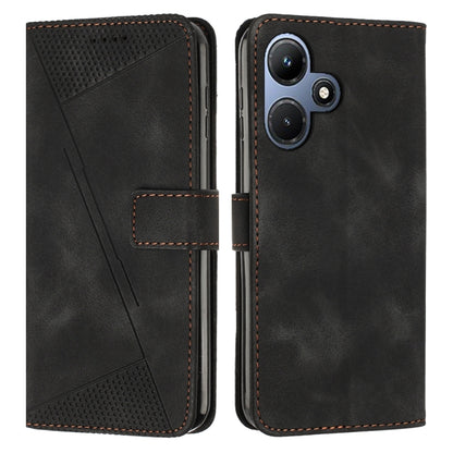 Black flip leather phone case with card pocket and camera cutouts