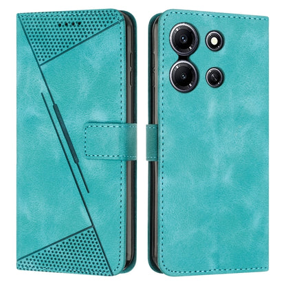 Teal leather flip phone case with camera cutout and front card slot