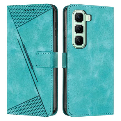 Teal leather phone case with lanyard, flip cover and camera cutout