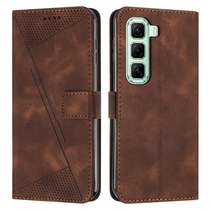Brown leather wallet phone case with front flap, card pocket, and camera cutouts