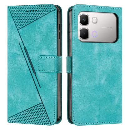 Teal leather folio phone case with card pocket and rear camera cutouts