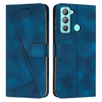 Dream Triangle Leather Phone Case with Lanyard, For Tecno Pop 5 LTE, For Tecno Pova 2, For Tecno Spark Go 2020