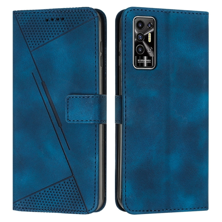 Dream Triangle Leather Phone Case with Lanyard, For Tecno Pop 5 LTE, For Tecno Pova 2, For Tecno Spark Go 2020