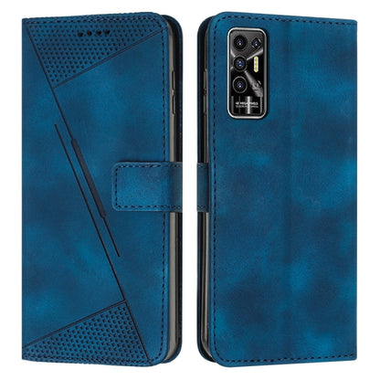 Dream Triangle Leather Phone Case with Lanyard, For Tecno Pop 5 LTE, For Tecno Pova 2, For Tecno Spark Go 2020
