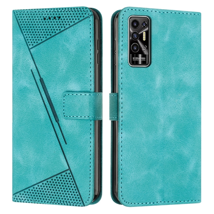 Dream Triangle Leather Phone Case with Lanyard, For Tecno Pop 5 LTE, For Tecno Pova 2, For Tecno Spark Go 2020