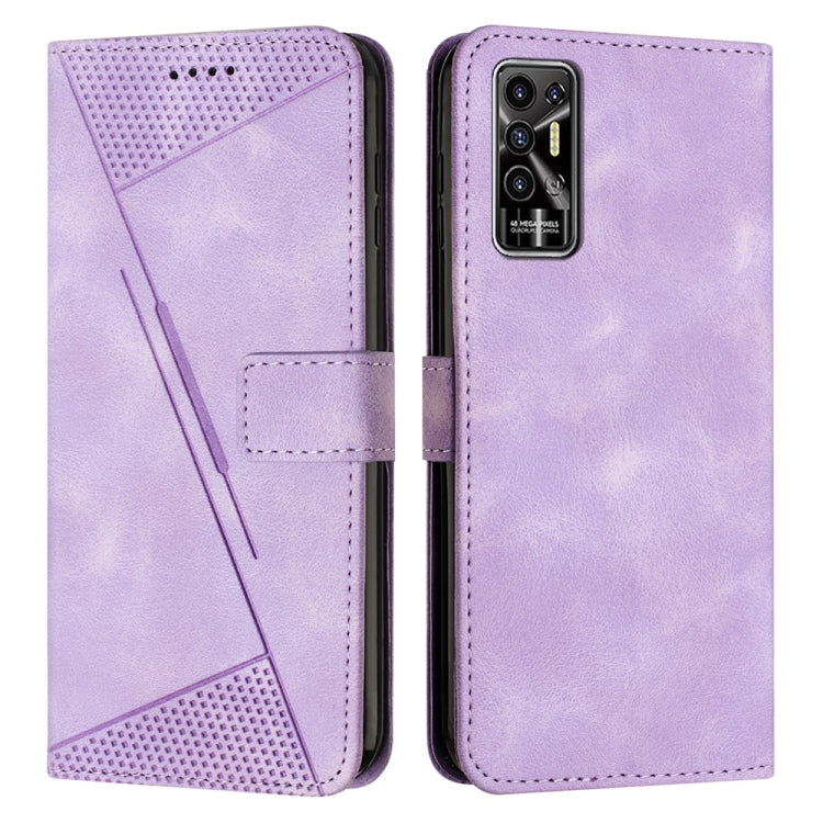 Dream Triangle Leather Phone Case with Lanyard, For Tecno Pop 5 LTE, For Tecno Pova 2, For Tecno Spark Go 2020