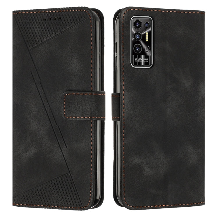 Dream Triangle Leather Phone Case with Lanyard, For Tecno Pop 5 LTE, For Tecno Pova 2, For Tecno Spark Go 2020