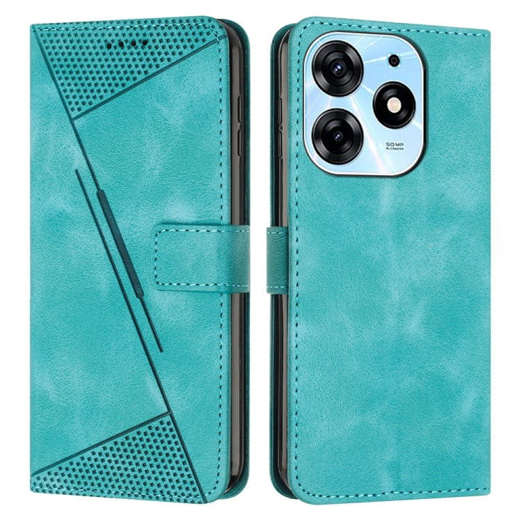 Blue leather-style phone case with card slot and lanyard strap, magnetic flap closure