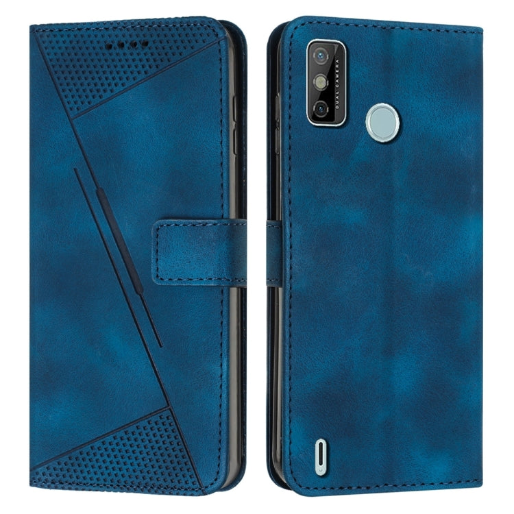 Dream Triangle Leather Phone Case with Lanyard, For Tecno Pop 5 LTE, For Tecno Pova 2, For Tecno Spark Go 2020