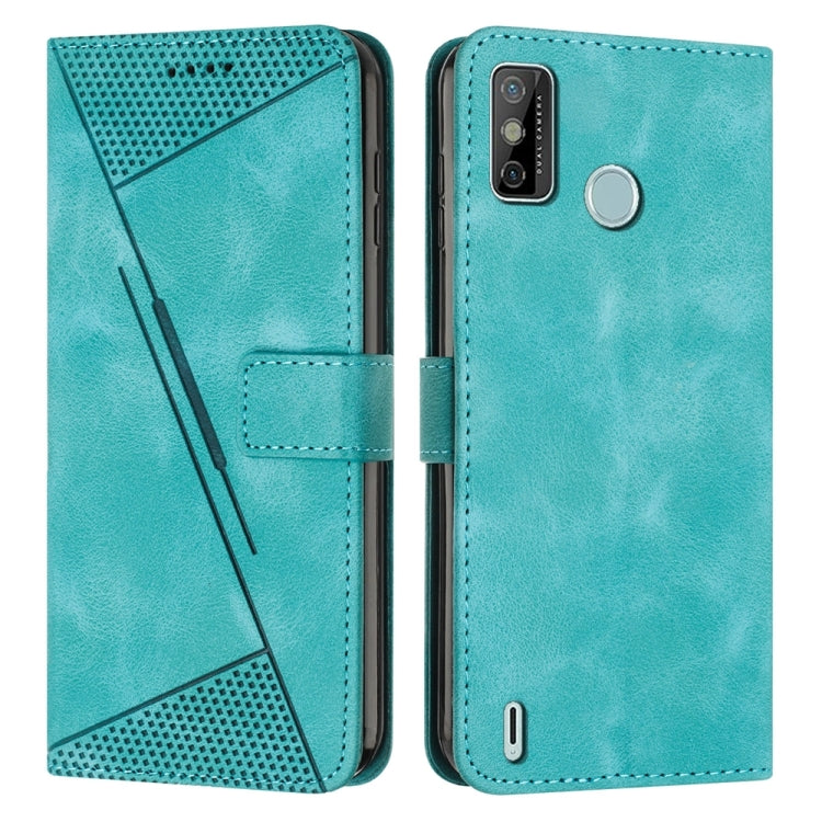 Dream Triangle Leather Phone Case with Lanyard, For Tecno Pop 5 LTE, For Tecno Pova 2, For Tecno Spark Go 2020