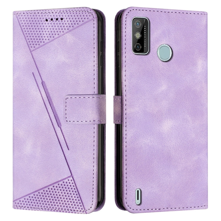 Dream Triangle Leather Phone Case with Lanyard, For Tecno Pop 5 LTE, For Tecno Pova 2, For Tecno Spark Go 2020