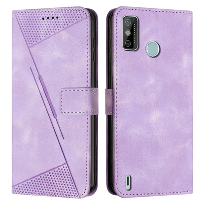 Dream Triangle Leather Phone Case with Lanyard, For Tecno Pop 5 LTE, For Tecno Pova 2, For Tecno Spark Go 2020