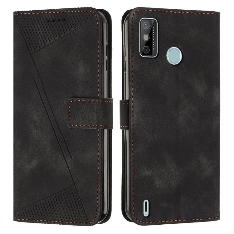 Dream Triangle Leather Phone Case with Lanyard, For Tecno Pop 5 LTE, For Tecno Pova 2, For Tecno Spark Go 2020