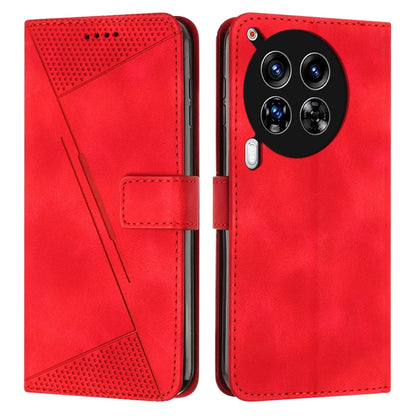 Red folio phone case with card slot and perforated front panel