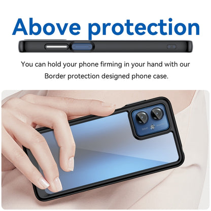 Colorful Series Acrylic + TPU Phone Case, For Motorola Moto G14