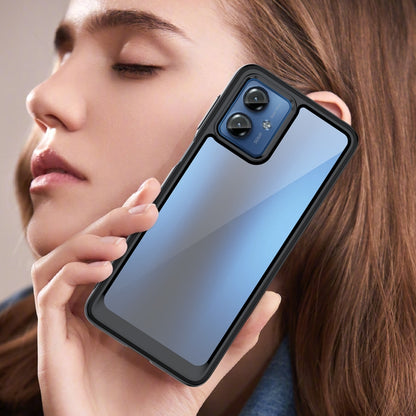 Colorful Series Acrylic + TPU Phone Case, For Motorola Moto G14