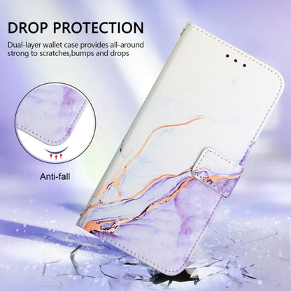 PT003 Marble Pattern Flip Leather Phone Case, For Honor 9X 4G Global / Huawei Enjoy 10 Plus