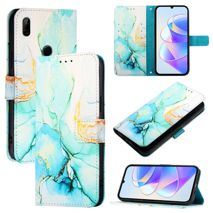 PT003 Marble Pattern Flip Leather Phone Case, For Honor 9X 4G Global / Huawei Enjoy 10 Plus