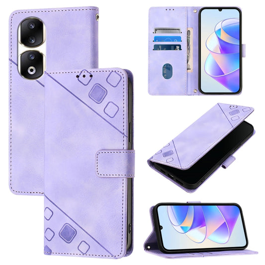Skin-feel Embossed Leather Phone Case, For Honor 90 Pro, For Honor 90, For Honor X7a / Play7T 5G, For Honor Magic5 Pro, For Honor 80 GT, For Honor 80, For Honor X40i, For Honor 70 Pro, For Honor 60 SE, For Honor 60 Pro, For Honor 60, For Honor 50 Lite ...