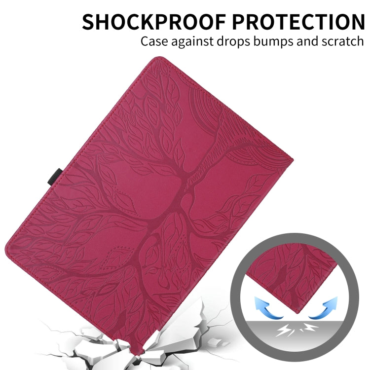 Tree Life Embossed Rotation Leather Tablet Case, For Nokia T21, For Nokia T20 10.4 2021