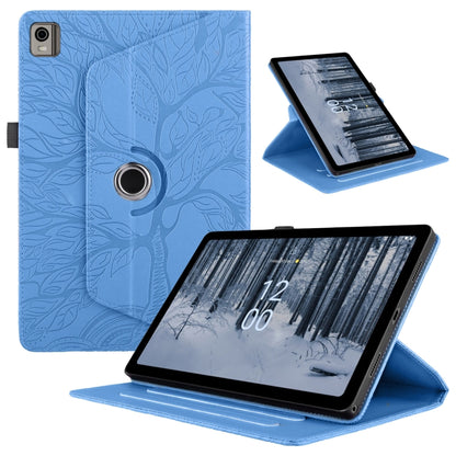 Tree Life Embossed Rotation Leather Tablet Case, For Nokia T21, For Nokia T20 10.4 2021