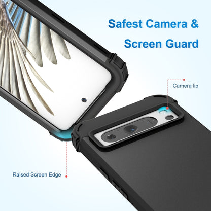 3 in 1 Shockproof PC + Silicone Phone Case, For Google Pixel 8 Pro, For Google Pixel 8