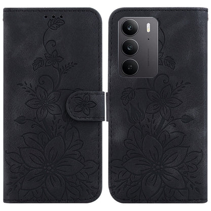 Lily Embossed Leather Phone Case, For Realme C100 4G / C100i 4G, For Realme C100 5G / 15x 5G India / P4 Lite 5G, For Realme 16 5G, For Realme 16 Pro+ 5G, For Realme 16 Pro 5G, For Realme 15T 5G, For Realme Narzo 80 Lite 4G / C71 India                  ...