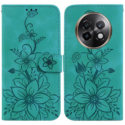 Lily Embossed Leather Phone Case, For Realme C100 4G / C100i 4G, For Realme C100 5G / 15x 5G India / P4 Lite 5G, For Realme 16 5G, For Realme 16 Pro+ 5G, For Realme 16 Pro 5G, For Realme 15T 5G, For Realme Narzo 80 Lite 4G / C71 India                  ...