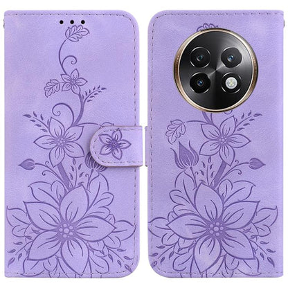 Lily Embossed Leather Phone Case, For Realme C100 4G / C100i 4G, For Realme C100 5G / 15x 5G India / P4 Lite 5G, For Realme 16 5G, For Realme 16 Pro+ 5G, For Realme 16 Pro 5G, For Realme 15T 5G, For Realme Narzo 80 Lite 4G / C71 India                  ...