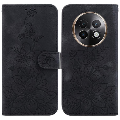 Lily Embossed Leather Phone Case, For Realme C100 4G / C100i 4G, For Realme C100 5G / 15x 5G India / P4 Lite 5G, For Realme 16 5G, For Realme 16 Pro+ 5G, For Realme 16 Pro 5G, For Realme 15T 5G, For Realme Narzo 80 Lite 4G / C71 India                  ...