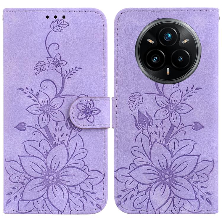 Lily Embossed Leather Phone Case, For Realme C100 4G / C100i 4G, For Realme C100 5G / 15x 5G India / P4 Lite 5G, For Realme 16 5G, For Realme 16 Pro+ 5G, For Realme 16 Pro 5G, For Realme 15T 5G, For Realme Narzo 80 Lite 4G / C71 India                  ...